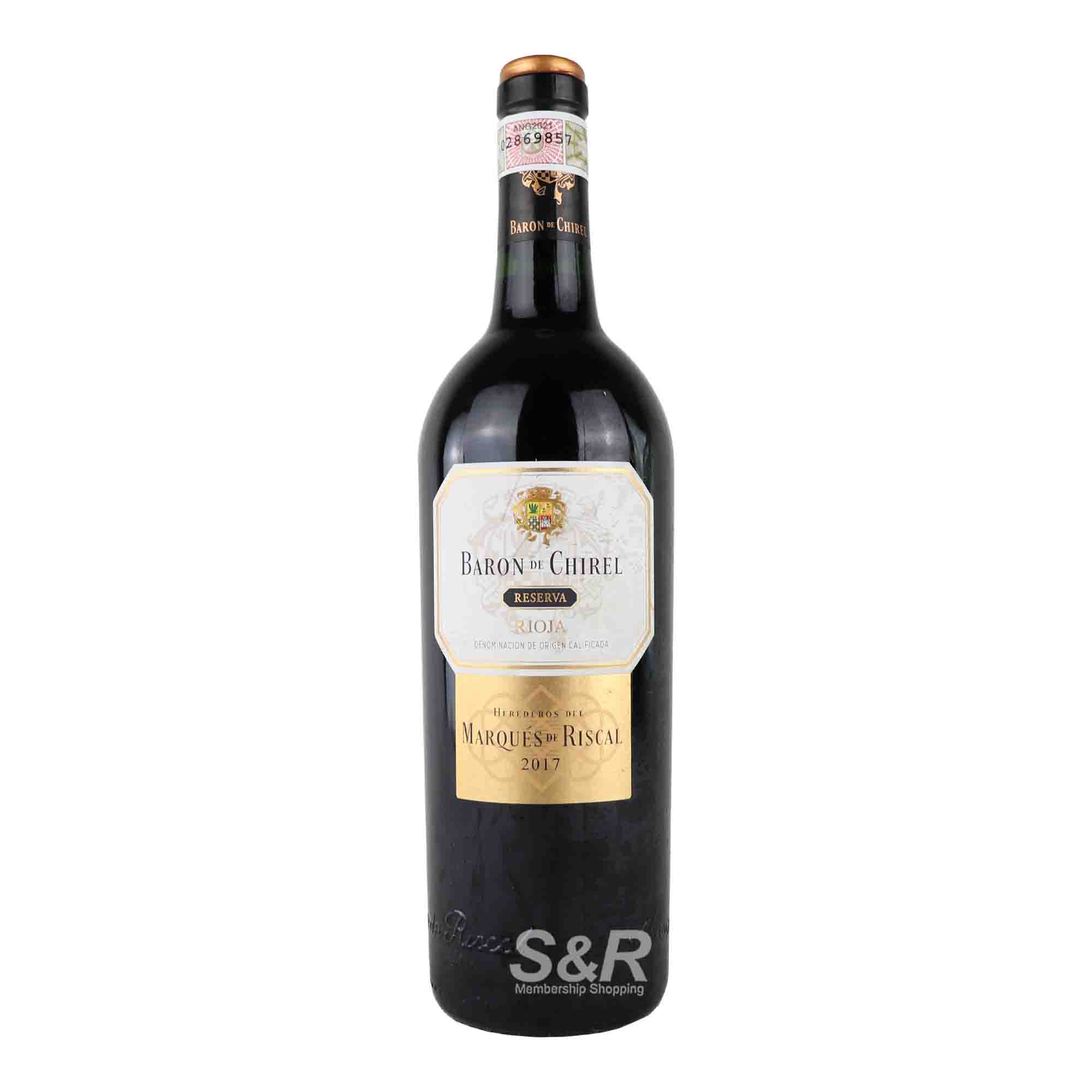 Marques De Riscal Baron De Chirel Red Wine 750mL Marques De Riscal Baron De Chirel Red Wine 750mL